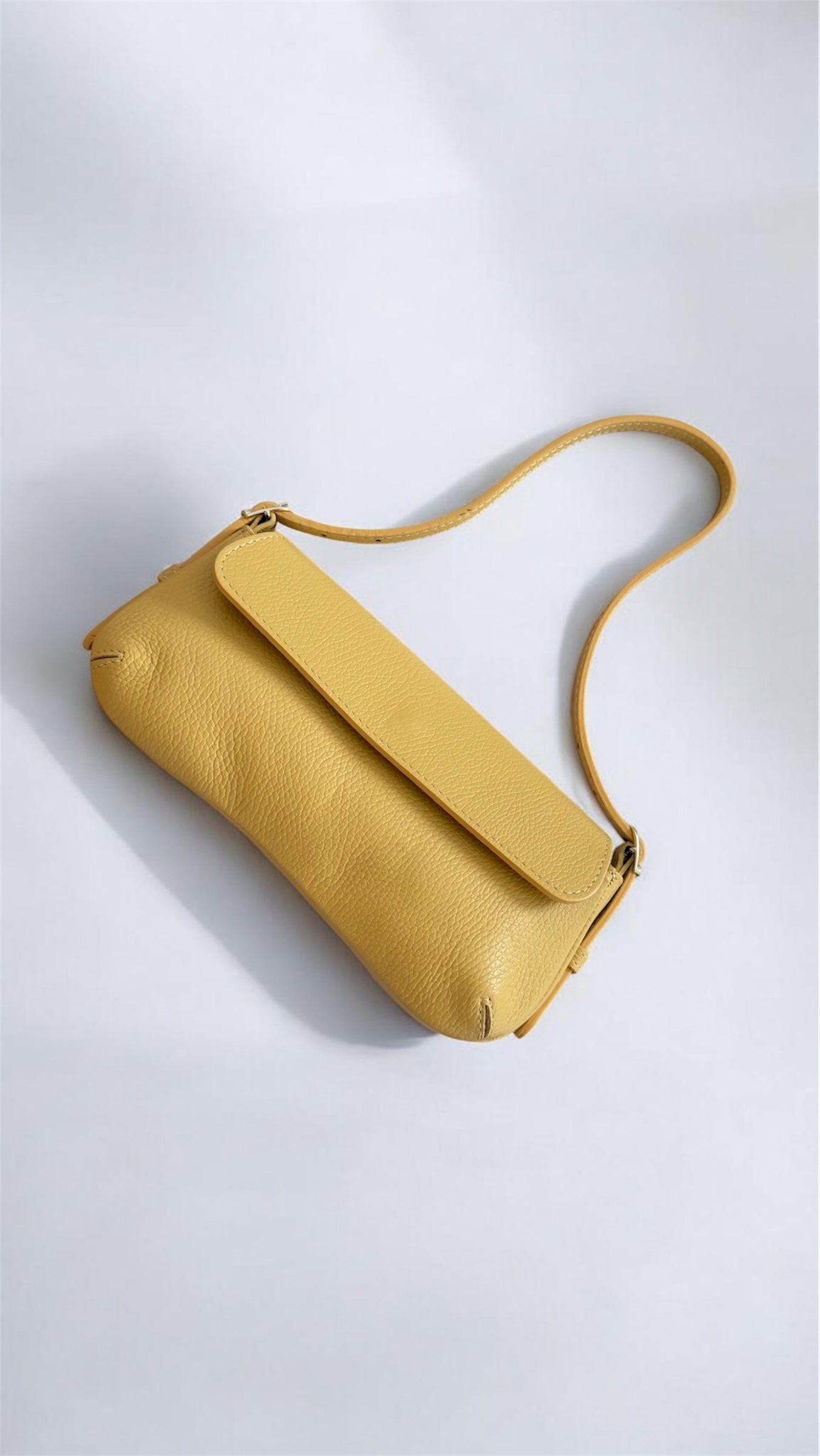Sac baguette en cuir made in Italy 