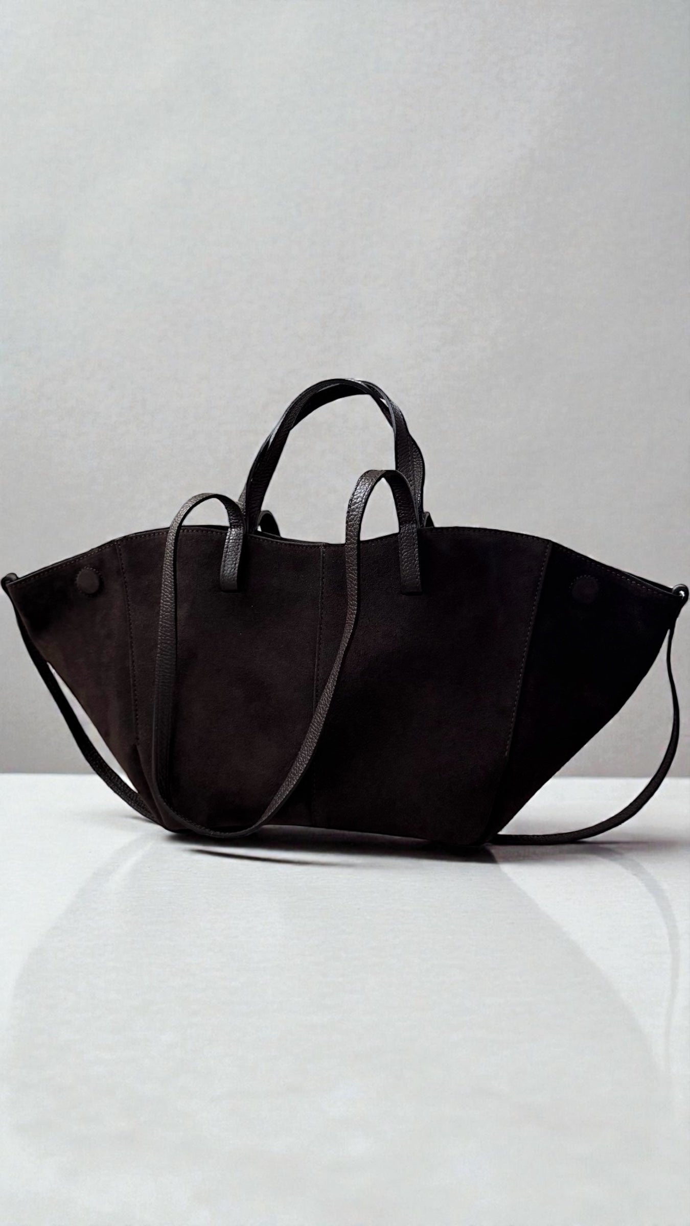 Sac cabas en cuir suede made in Italy 