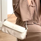 Sac baguette beige en cuir fabriqué en Italie - Fiorella