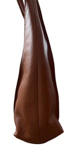 Sac hobo camel en cuir fabriqué en Italie - Fiorella