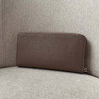 Portefeuille taupe en cuir made in Italy - Fiorella