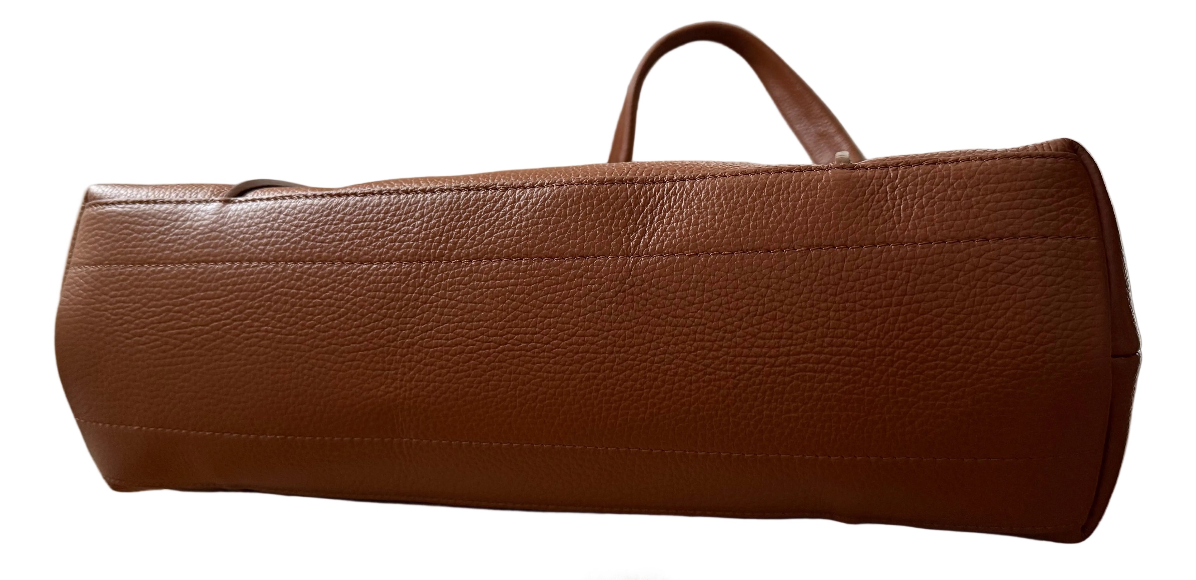 Sac hobo camel en cuir fabriqué en Italie - Fiorella