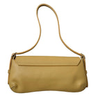 Sac baguette jaune en cuir fabriqué en Italie - Fiorella