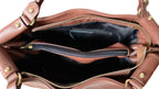Sac à main marron en cuir fabriqué en Italie - Fiorella
