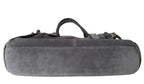 Sac bowling gris en daim made in italy - Fiorella