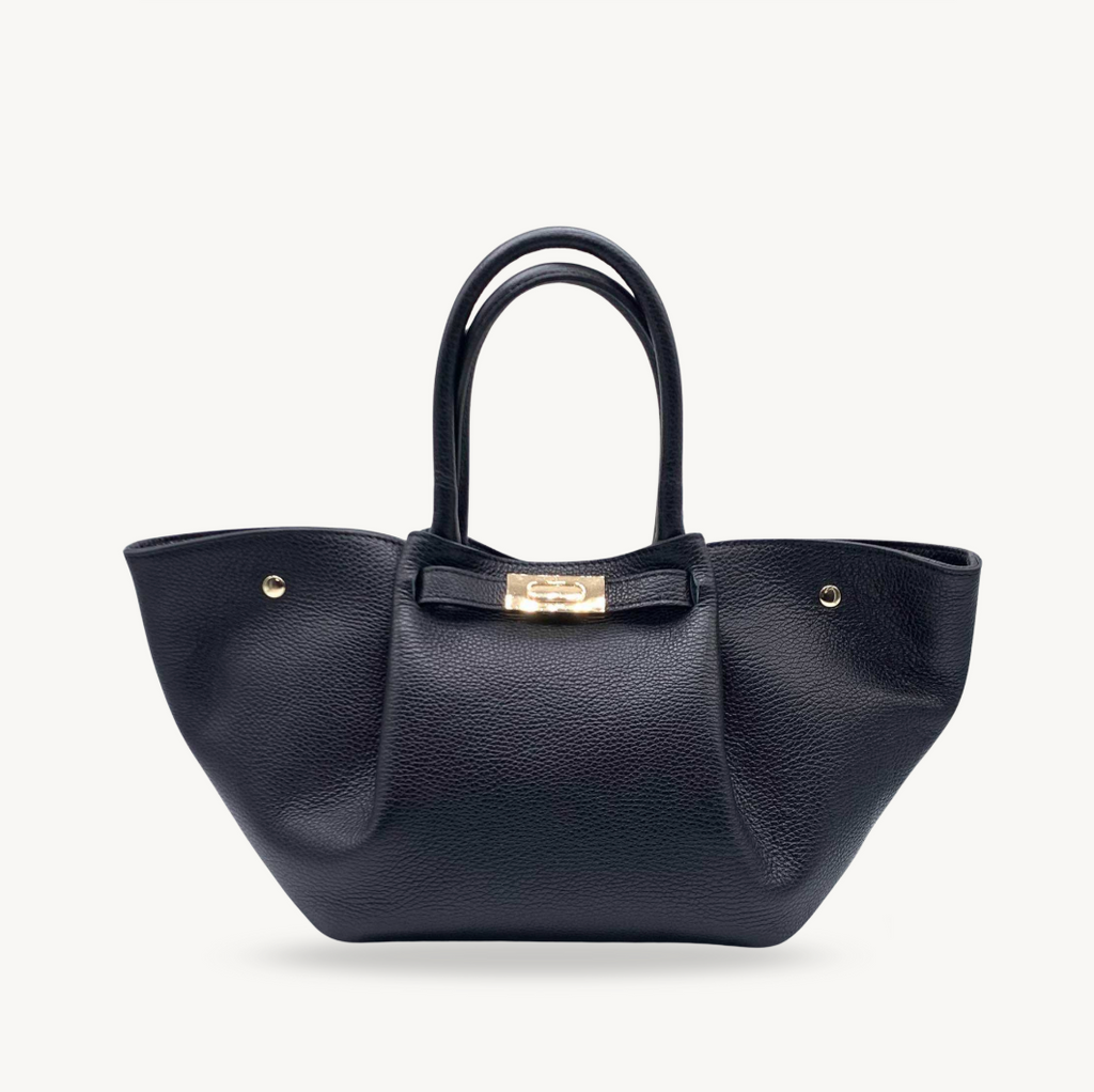 Sac à main noir made in Italy - Fiorella