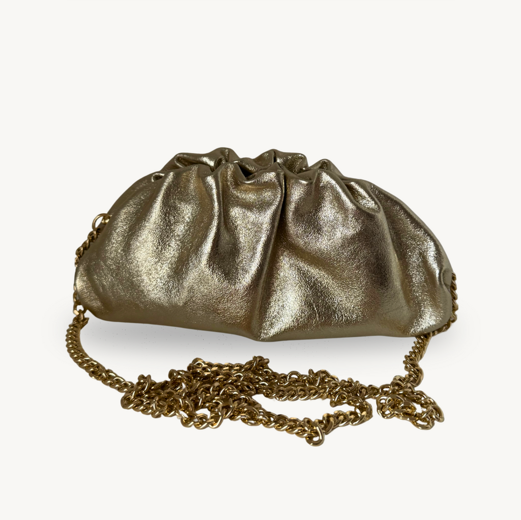 Pochette dorée femme made in italy - Fiorella
