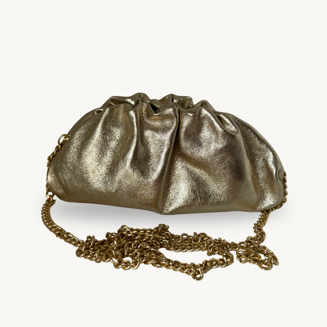 Pochette dorée femme made in italy - Fiorella