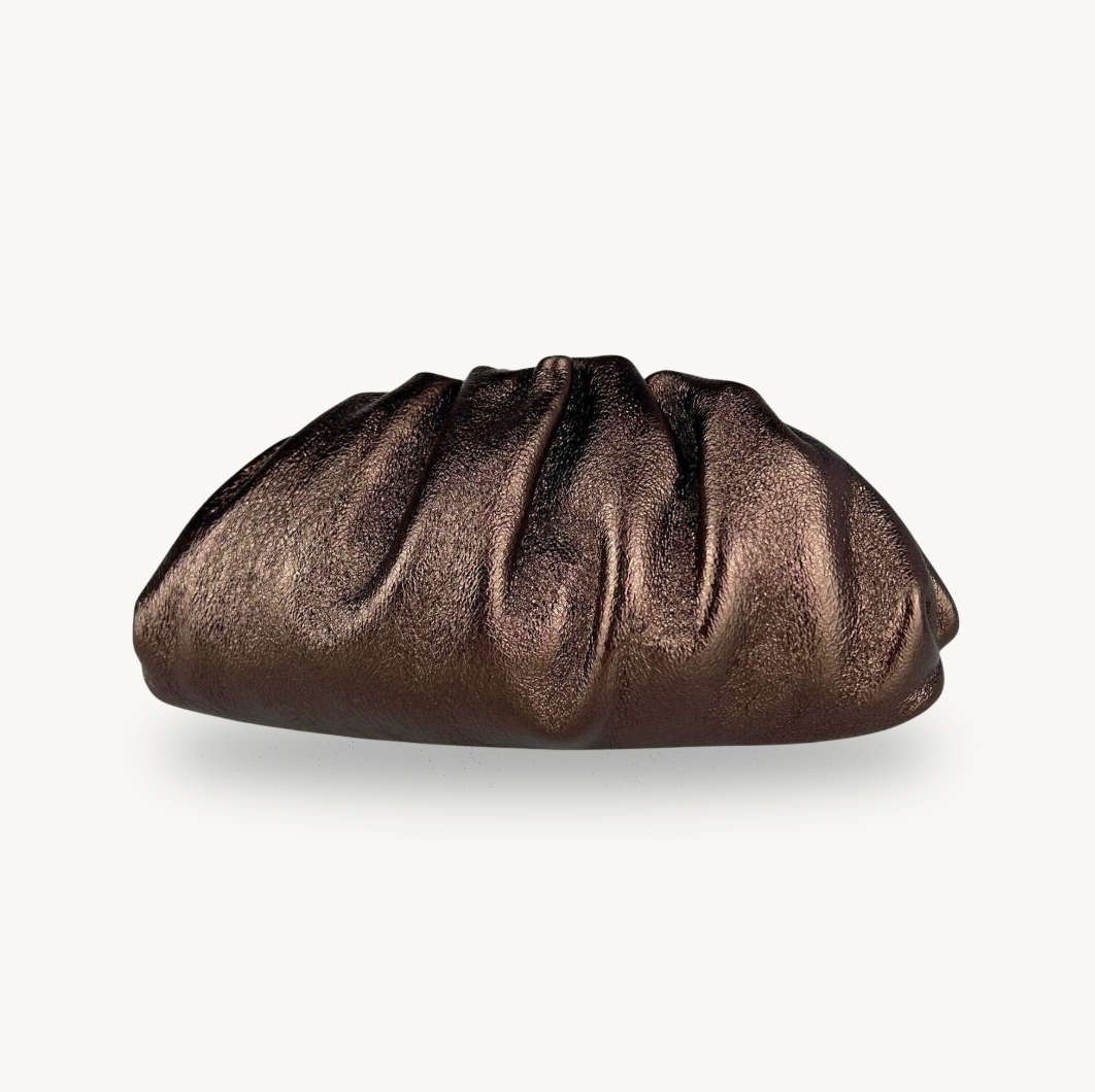 Pochette marron femme made in italy - Fiorella
