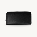 Portefeuille noir en cuir made in Italy - Fiorella