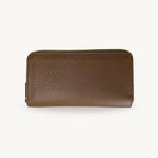Portefeuille taupe en cuir made in Italy - Fiorella