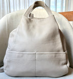 Sac à dos taupe en cuir pour femme made in italy