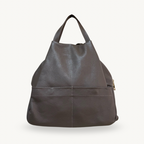 sac a dos femme taupe foncé en cuir made in italy